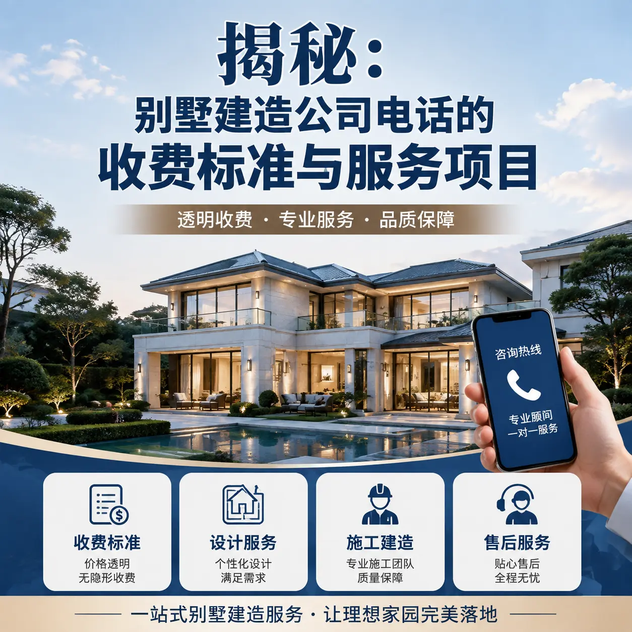 揭秘：福建别墅建造公司电话的收费标准与服务项目
