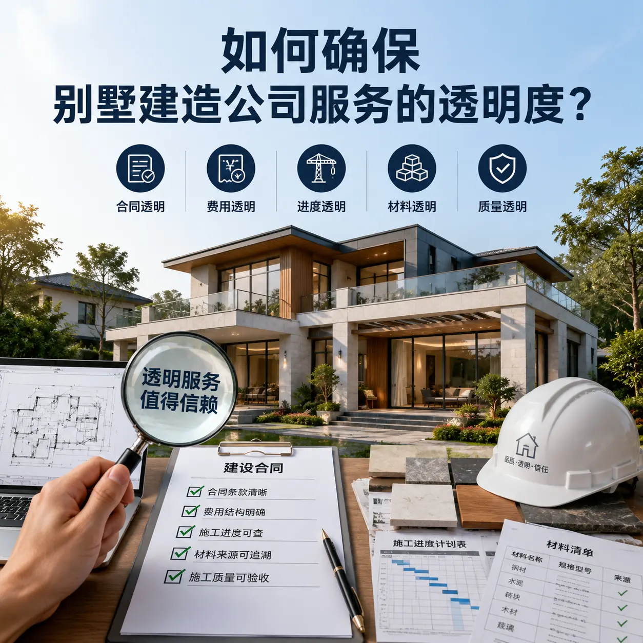 在 福建 如何确保别墅建造公司服务的透明度？