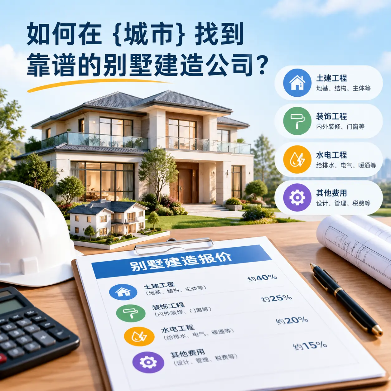 如何在 福建 找到靠谱的别墅建造公司？