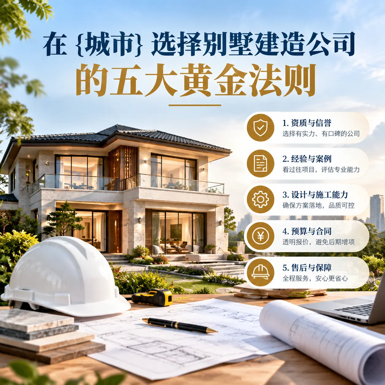 在 福建 选择别墅建造公司的五大黄金法则