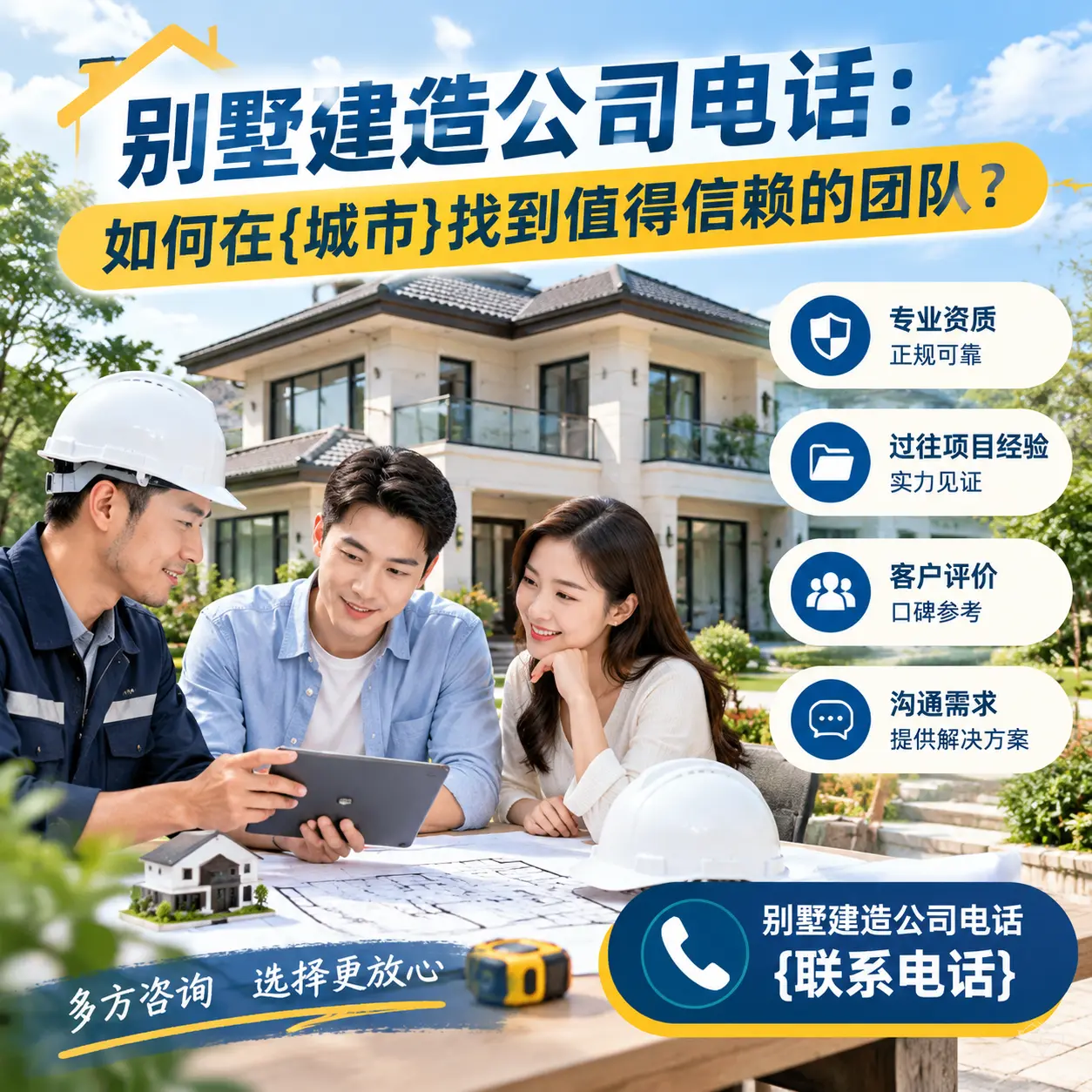 别墅建造公司电话：如何在福建找到值得信赖的团队？