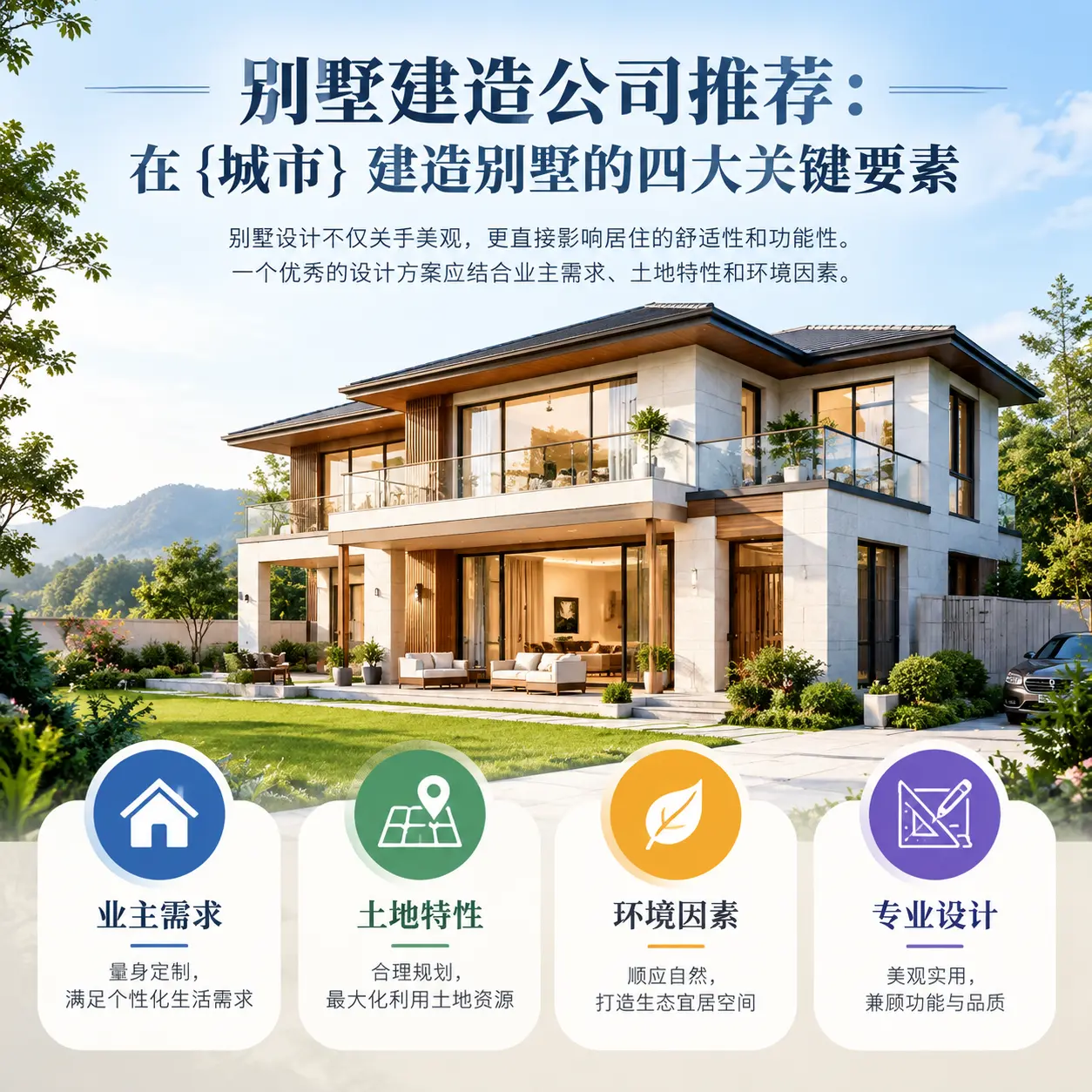 别墅建造公司推荐:在 福建 建造别墅的四大关键要素