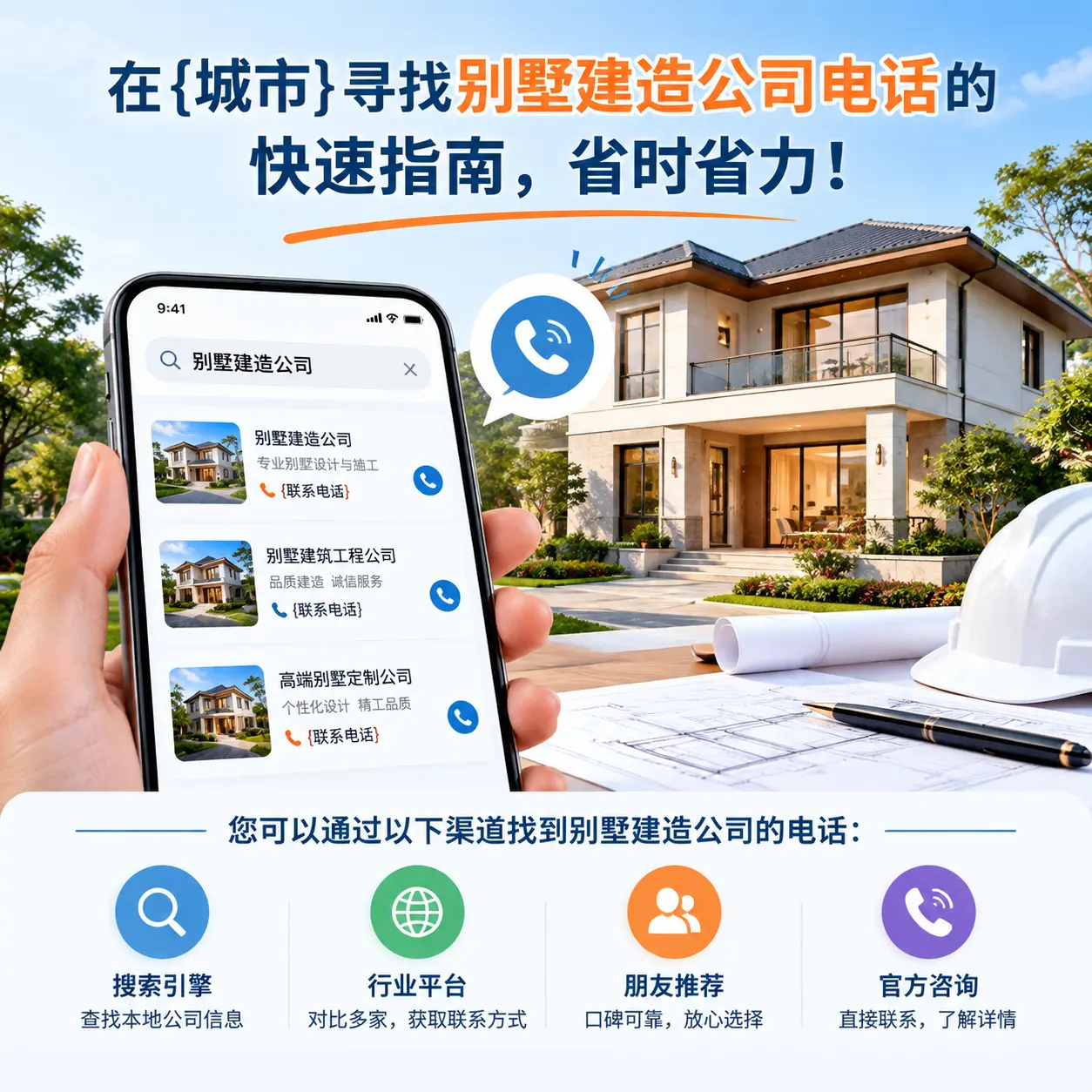 在福建寻找别墅建造公司电话的快速指南，省时省力！