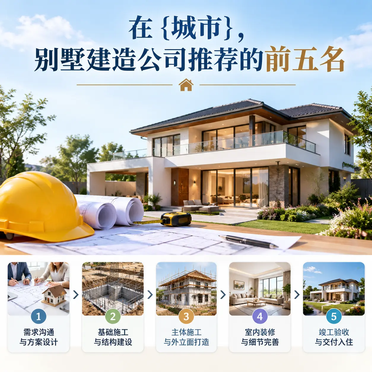 在 福建，别墅建造公司推荐的前五名