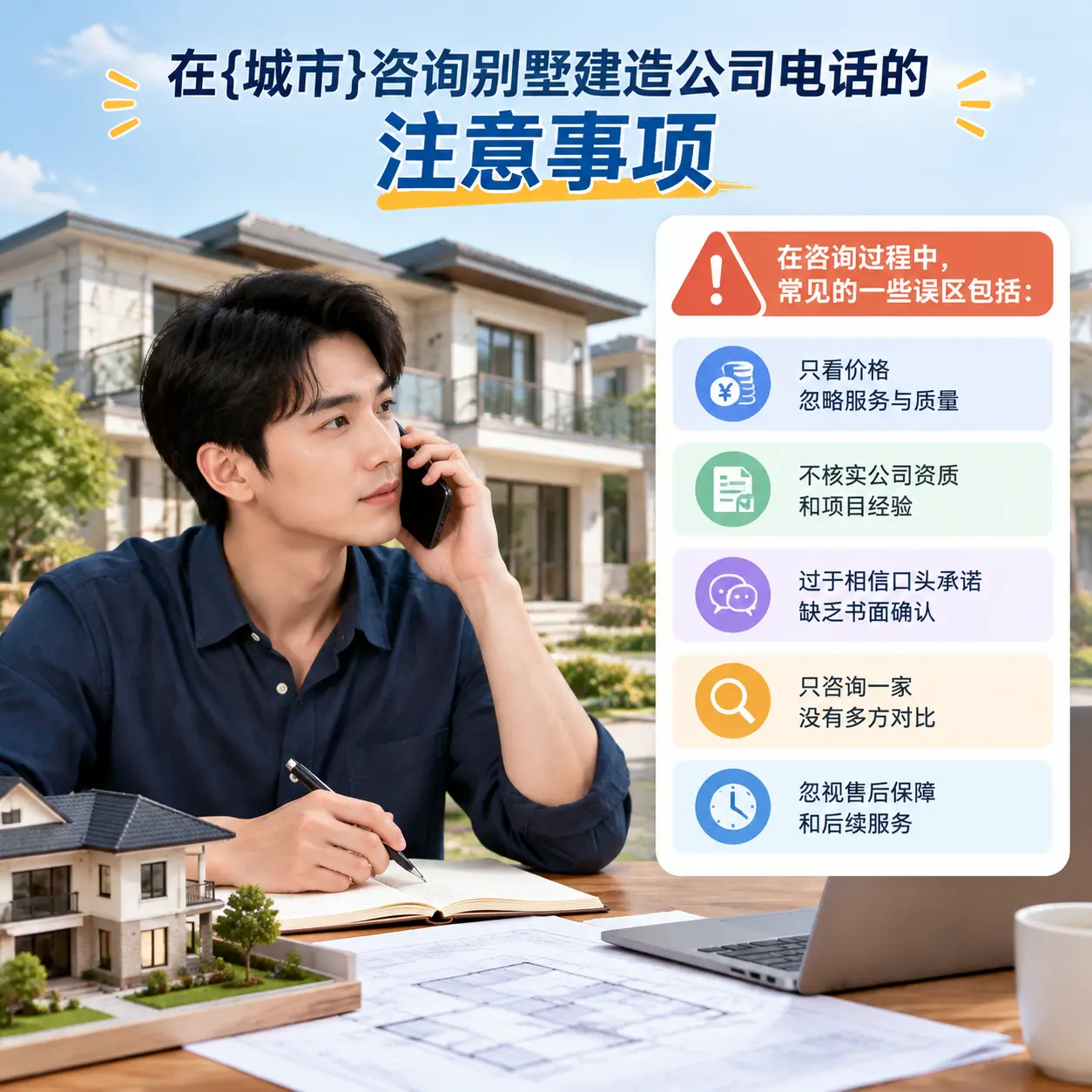 在福建咨询别墅建造公司电话的注意事项