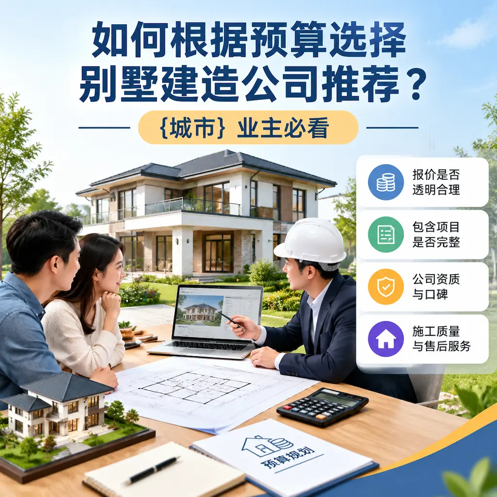 如何根据预算选择别墅建造公司推荐？ 福建 业主必看
