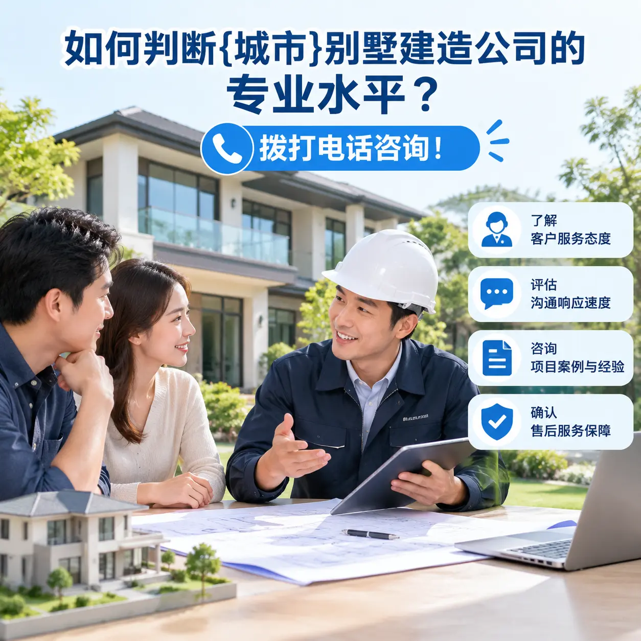 如何判断福建别墅建造公司的专业水平？拨打电话咨询！